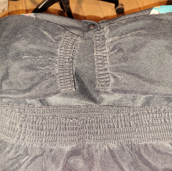 1980s Dee California S Black Aztec print womans long sleeve Oversized top - Picture 7 of 9